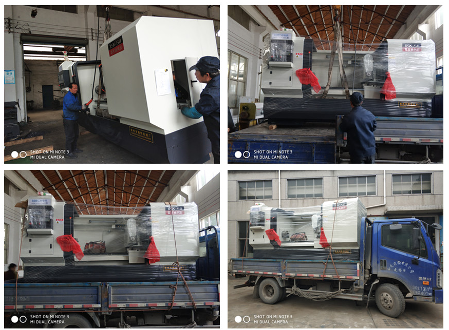 刻槽鉆桿發貨現場