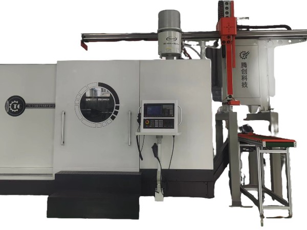 數控包絡蝸桿旋風銑整機 數控包絡蝸桿旋風銑整機