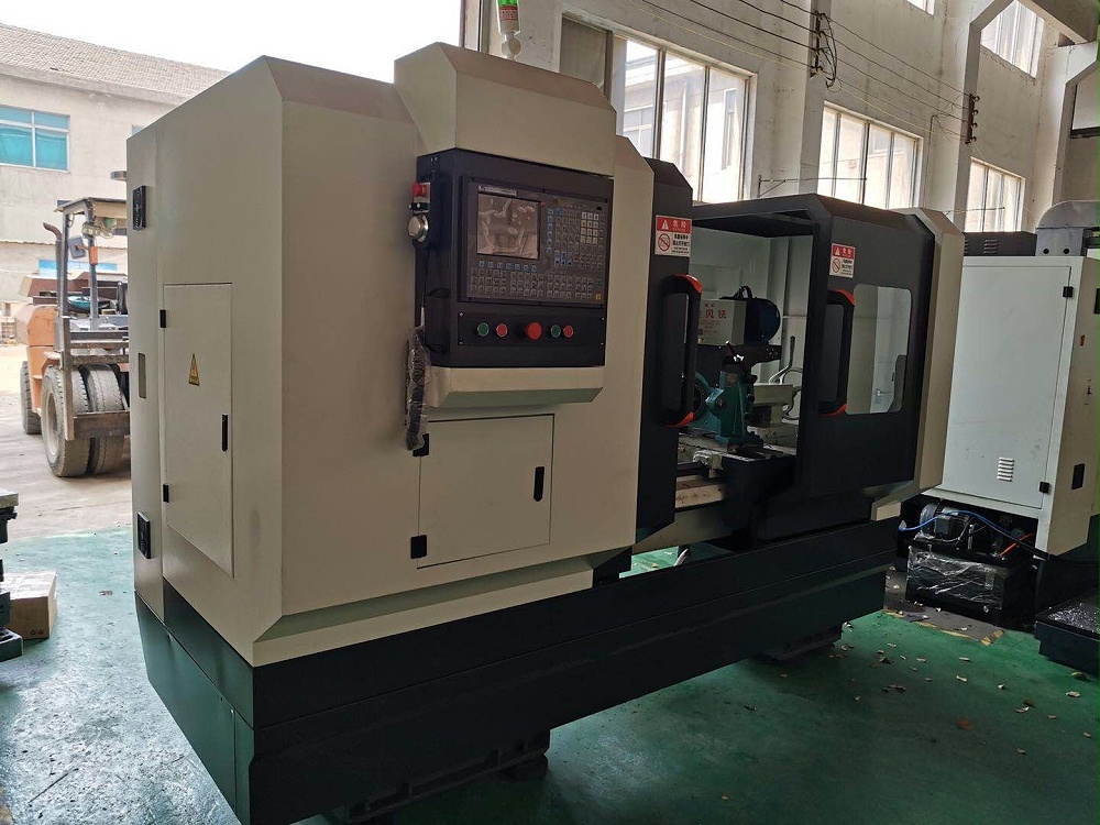 蝸桿數控旋風銑(改造版)寧波凱步客戶現場 蝸桿數控旋風銑(改造版)寧波凱步客戶現場